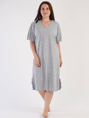 Купить Хлопковая ночная сорочка в цветочек VIENETTA 3031110771 в Украина в Lingerie.ua - Одяг для дому та відпочинку, Фото 5