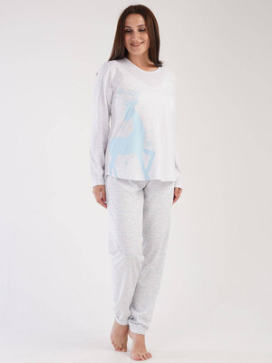 Купить Бавовняна піжама з довгим рукавом VIENETTA 3031261734 в Украина