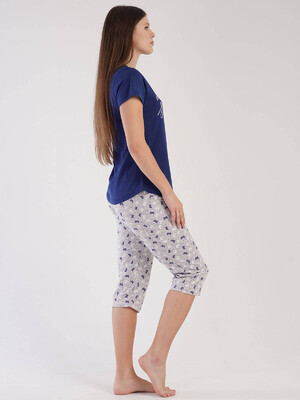 Купить Хлопковый комплект с капри VIENETTA 3031441069 в Украина в Lingerie.ua - Одяг для дому та відпочинку, Фото 3