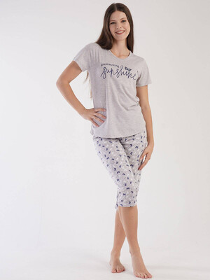 Купить Хлопковый комплект с капри VIENETTA 3031441069 в Украина в Lingerie.ua - Одяг для дому та відпочинку, Фото 5