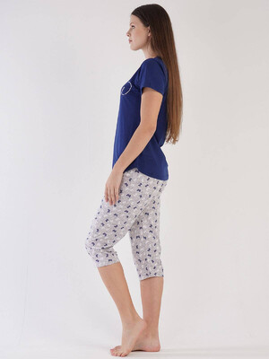 Купить Хлопковый комплект с капри VIENETTA 3031441069 в Украина в Lingerie.ua - Одяг для дому та відпочинку, Фото 6