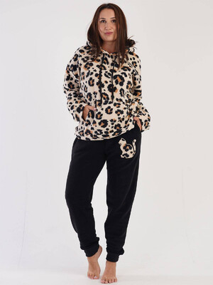 Купить Флисовая пижама с брюками на манжете VIENETTA 3052010280 в Украина в Lingerie.ua - Одяг для дому та відпочинку, Видео