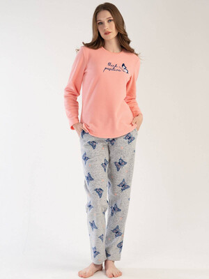 Флисовый теплый домашний костюм VIENETTA 3030460196