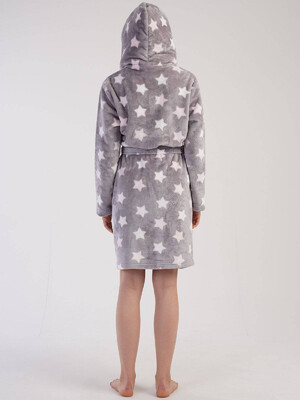 Купить Теплый плюшевый халат с капюшоном VIENETTA 3040713983 в Украина в Lingerie.ua - Одяг для дому та відпочинку, Фото 9