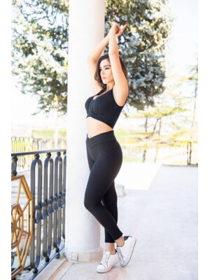 Купить Легенсы черные из вискозы COCOON E71-2743 в Украина в Lingerie.ua - Одяг для дому та відпочинку, Фото 5