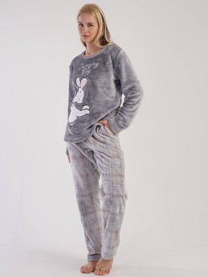 Купить Плюшевая теплая пижама VIENETTA 3030680229 в Украина в Lingerie.ua - Одяг для дому та відпочинку, Фото 3
