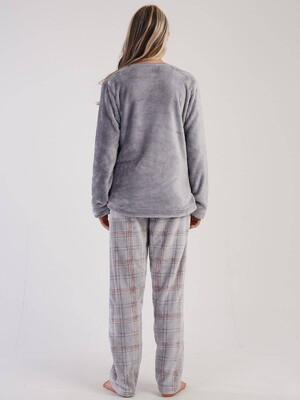 Купить Плюшевая теплая пижама VIENETTA 3030680229 в Украина в Lingerie.ua - Одяг для дому та відпочинку, Фото 4