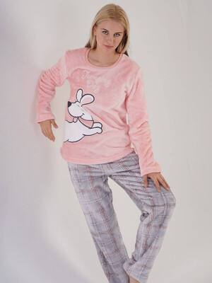 Купить Плюшевая теплая пижама VIENETTA 3030680229 в Украина в Lingerie.ua - Одяг для дому та відпочинку, Фото 6