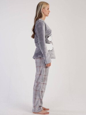 Купить Плюшевая теплая пижама VIENETTA 3030680229 в Украина в Lingerie.ua - Одяг для дому та відпочинку, Фото 8