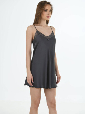 Купить Шелковый пеньюар с кружевом VIENETTA 1612924994 в Украина в Lingerie.ua - Одяг для дому та відпочинку, Фото 3