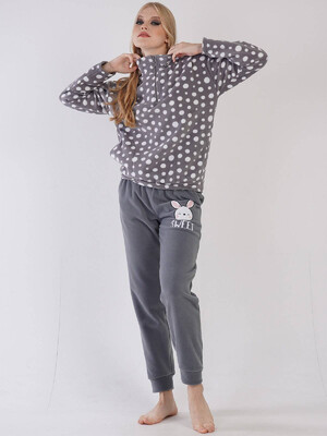 Купить Флисовый теплый костюм VIENETTA 3031780158 в Украина в Lingerie.ua - Одяг для дому та відпочинку, Фото 3