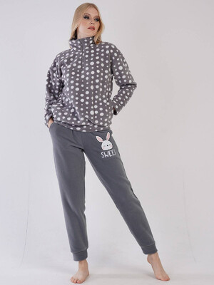 Купить Флисовый теплый костюм VIENETTA 3031780158 в Украина в Lingerie.ua - Одяг для дому та відпочинку, Фото 4