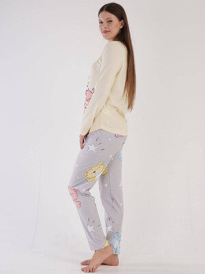 Купить Хлопковый комплект с длинным рукавом VIENETTA 3051321510 в Украина в Lingerie.ua - Одяг для дому та відпочинку, Фото 2