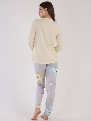 Купить Хлопковый комплект с длинным рукавом VIENETTA 3051321510 в Украина в Lingerie.ua - Одяг для дому та відпочинку, Фото 3