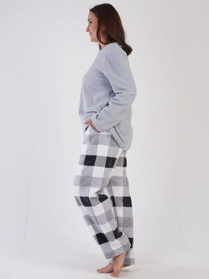 Купить Флисовый домашний костюм с длинным рукавом VIENETTA 3041850165 в Украина в Lingerie.ua - Одяг для дому та відпочинку, Фото 2