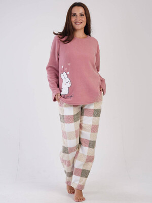 Купить Флисовый домашний костюм с длинным рукавом VIENETTA 3041850165 в Украина в Lingerie.ua - Одяг для дому та відпочинку, Фото 5