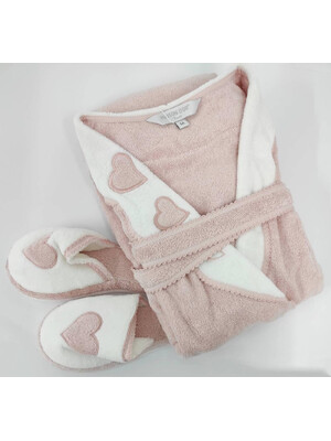 Купить Махровый хлопковый халат с тапочками в комплекте MAISON D'OR Monique в Украина в Lingerie.ua - Одяг для дому та відпочинку, Фото 2