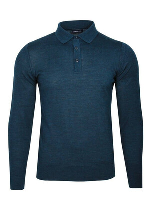 Купить Полушерстяное поло с длинным рукавом FORMENTI FW-1958 в Украина в Lingerie.ua - Одяг для дому та відпочинку, Фото 7
