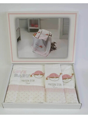 Купить Набор детских махровых полотенец MAISON D`OR Bear Love в Украина в Lingerie.ua - Одяг для дому та відпочинку, Фото 2