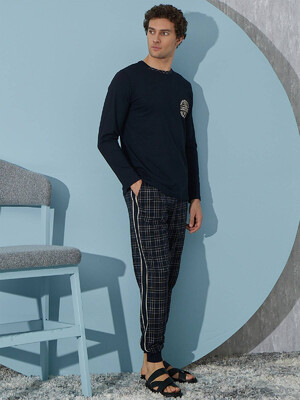 Купить Хлопковый комплект с брюками SEVIM 9437 в Украина в Lingerie.ua - Одяг для дому та відпочинку, Фото 2