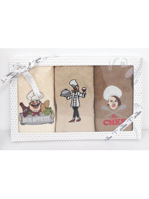 Купить Набор кухонных махровых полотенец  MAISON D`OR Dinner  в Украина