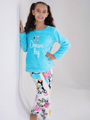 Купить Плюшева піжама з велсофту VIENETTA KIDS 3030860298 в Украина в Lingerie.ua - Одяг для дому та відпочинку, Фото 3