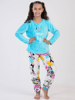 Купить Плюшева піжама з велсофту VIENETTA KIDS 3030860298 в Украина в Lingerie.ua - Одяг для дому та відпочинку, Фото 9