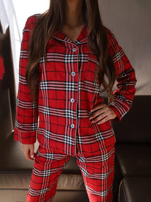 Купить Фланелевая пижама в клетку LINGERIE 170467  в Украина в Lingerie.ua - Одяг для дому та відпочинку, Фото 14