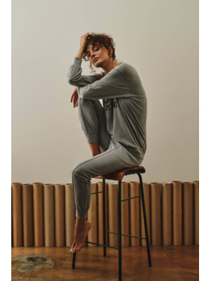 Купить Хлопковый комплект с длинным рукавом HAYS 27448 в Украина в Lingerie.ua - Одяг для дому та відпочинку, Фото 7