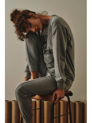 Купить Хлопковый комплект с длинным рукавом HAYS 27448 в Украина в Lingerie.ua - Одяг для дому та відпочинку, Фото 5