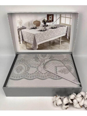Купить Скатерть с кружевным полотном и салфетками   MAISON D`OR Marinella  в Украина в Lingerie.ua - Одяг для дому та відпочинку, Фото 4