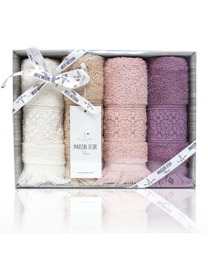 Купить Набор махровых полотенец MAISON D`OR Suzanne в Украина в Lingerie.ua - Одяг для дому та відпочинку, Фото 1