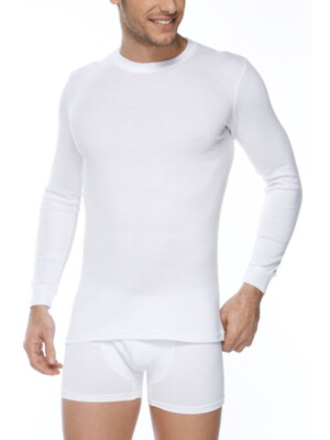 Купить Бавовняна футболка чоловіча з довгим рукавом SVMAN 9029 в Украина