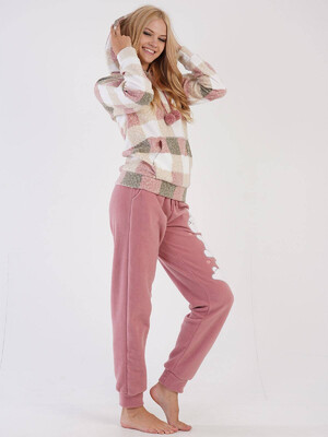 Купить Флисовый костюм с капюшоном VIENETTA 3042000165 в Украина в Lingerie.ua - Одяг для дому та відпочинку, Фото 3