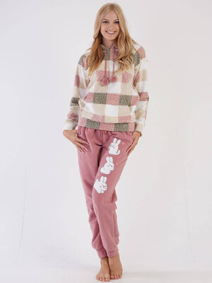 Купить Флисовый костюм с капюшоном VIENETTA 3042000165 в Украина в Lingerie.ua - Одяг для дому та відпочинку, Фото 4