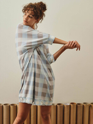 Купить Хлопковая туника свободного кроя HAYS 27167 в Украина в Lingerie.ua - Одяг для дому та відпочинку, Фото 2