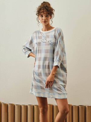 Купить Хлопковая туника свободного кроя HAYS 27167 в Украина в Lingerie.ua - Одяг для дому та відпочинку, Фото 8