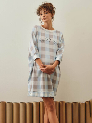 Купить Хлопковая туника свободного кроя HAYS 27167 в Украина в Lingerie.ua - Одяг для дому та відпочинку, Фото 3