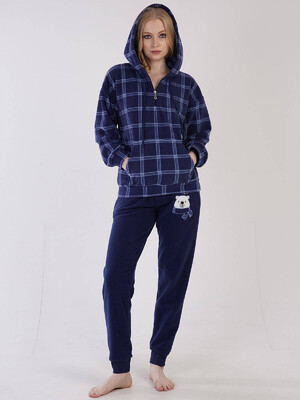 Купить Флисовый теплый костюм с капюшоном VIENETTA 3031840448 в Украина в Lingerie.ua - Одяг для дому та відпочинку, Фото 6