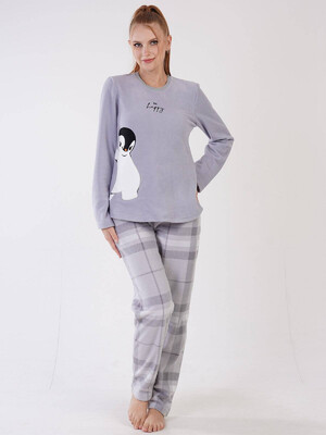 Купить Флисовый женский домашний костюм VIENETTA 3031870441 в Украина в Lingerie.ua - Одяг для дому та відпочинку, Видео