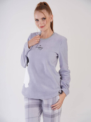 Купить Флисовый женский домашний костюм VIENETTA 3031870441 в Украина в Lingerie.ua - Одяг для дому та відпочинку, Фото 5