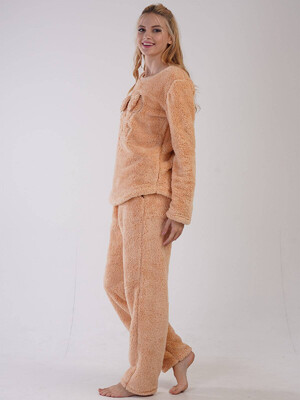 Купить Плюшевая теплая женская пижама VIENETTA 3060520000 в Украина в Lingerie.ua - Одяг для дому та відпочинку, Фото 2