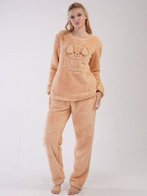 Купить Плюшевая теплая женская пижама VIENETTA 3060520000 в Украина в Lingerie.ua - Одяг для дому та відпочинку, Фото 3