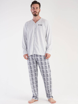 Купить Бавовняна піжама з довгим рукавом VIENETTA MAN 3040031012 в Украина