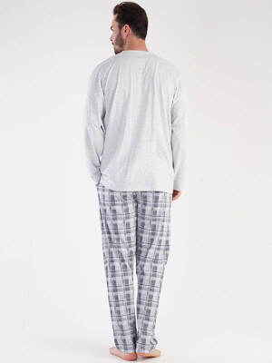 Купить Хлопковая пижама с длинным рукавом VIENETTA MAN 3040031012 в Украина в Lingerie.ua - Одяг для дому та відпочинку, Фото 3