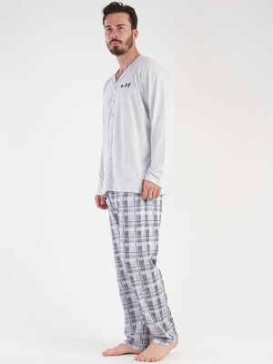 Купить Хлопковая пижама с длинным рукавом VIENETTA MAN 3040031012 в Украина в Lingerie.ua - Одяг для дому та відпочинку, Фото 5