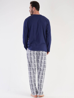 Купить Хлопковая пижама с длинным рукавом VIENETTA MAN 3040031012 в Украина в Lingerie.ua - Одяг для дому та відпочинку, Фото 6