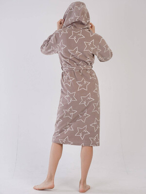 Купить Флисовый длинный халат VIENETTA 3040450157 в Украина в Lingerie.ua - Одяг для дому та відпочинку, Фото 2