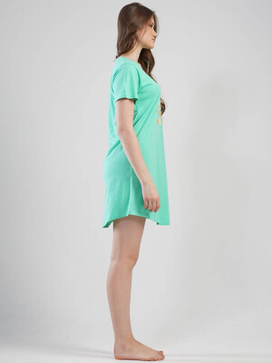 Купить Бавовняна туніка з коротким рукавом VIENETTA 1120390000 в Украина в Lingerie.ua - Одяг для дому та відпочинку, Фото 3