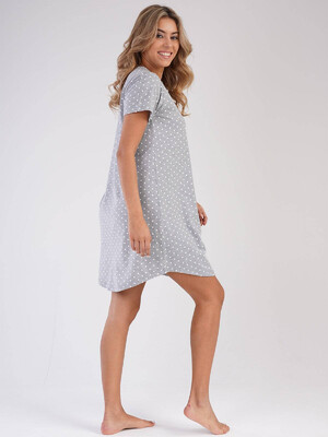 Купить Трикотажная ночная сорочка с коротким рукавом VIENETTA 3031960451 в Украина в Lingerie.ua - Одяг для дому та відпочинку, Фото 2